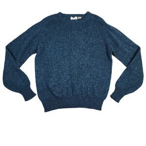 Michael Jordan x Lowell Dreyfus VTG Turquois Shetland Wool Crewneck Sweater Sz L